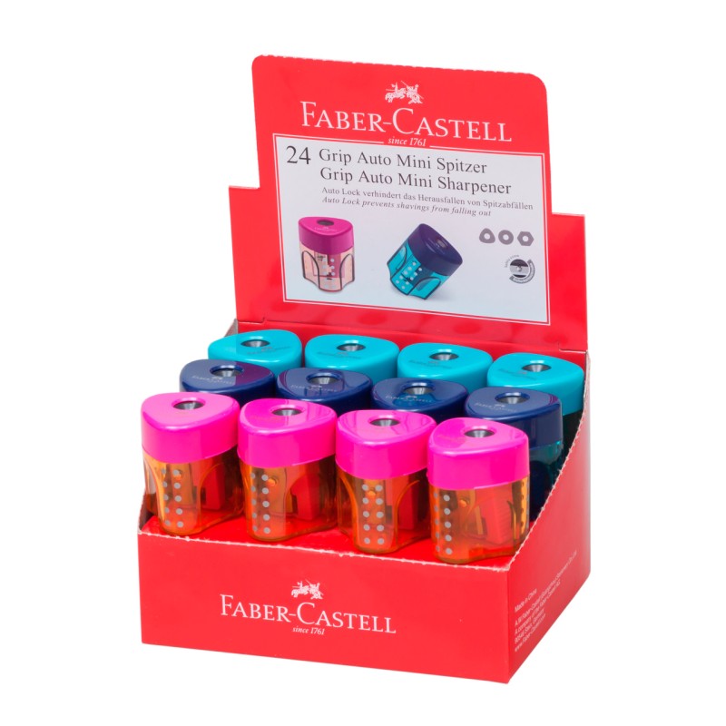 TEMPERWKA AUTO GRIP MINI KOLORY TREND FABER-CASTELL                                                                    