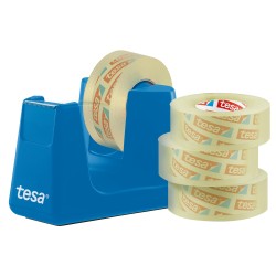 DYSPENSER TESA SMART NIEBIESKI+4 SZT.  TAMY 33m x 19mm BEZBARWNA                                                       