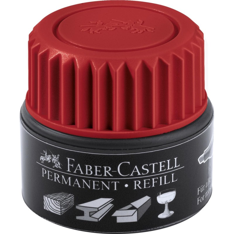 TUSZ DO NAPENIANIA MARKERA PERMANENTNEGO GRIP 1505 CZARWONY FABER-CASTELL TUSZ DO NAPENIANIA MARKERA PERMANENTNEGO GRIP 1505 CZARWONY FABER-CASTELL
