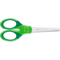 NOYCZKI SZKOLNE GRIP ZIELONE BLISTER FABER-CASTELL                                                                     