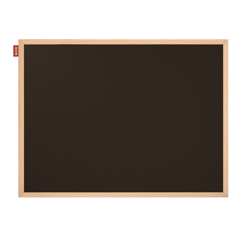 Tablica kredowa MEMOBE czarna, rama drewniana, 80x60 cm                                                                 