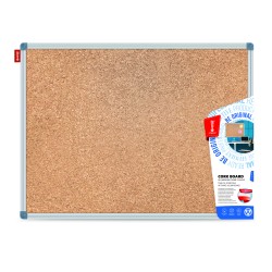 Tablica korkowa MEMOBE, rama aluminiowa Classic, 120x80 cm                                                              
