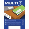 Etykiety uniwersalne MULTI 3, 70x16,9mm, prostokątne, białe 100 ark.