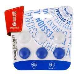 Magnesy do tablic MEMOBE, f20 mm, 6 szt. blister                                                                        