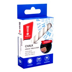 Kreda tablicowa MEMOBE, biaa, 12 szt.                                                                                  