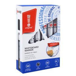 Markery do tablic suchocieralnych MEMOBE, okrga kocwka, kolor czarny                                               