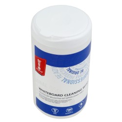 Chusteczki wilgotne MEMOBE, do czyszczenia tablic suchocieralnych, 100 szt., 15x13 cm                                  