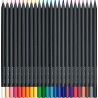 KREDKI TRJKTNE BLACK EDITION 24 KOL. FABER-CASTELL                                                                    