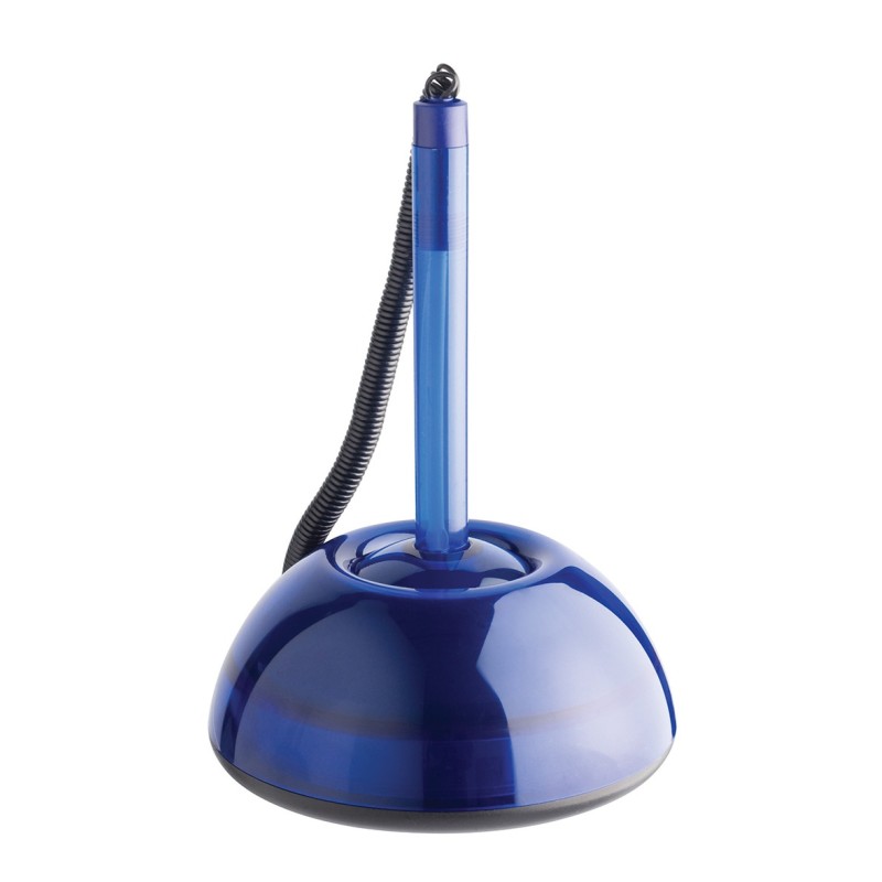 Długopis na sprężynce ICO Lux 1,6mm (linia), transparentny niebieski