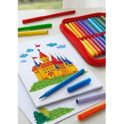 FLAMASTRY ZAMEK 50 KOL. OP. KARTONOWE FABER-CASTELL                                                                     