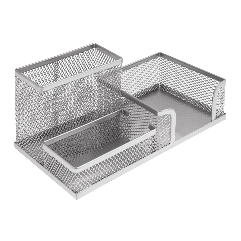 Przybornik wielofunkcyjny MEMOBE metalowy srebrny                                                                       