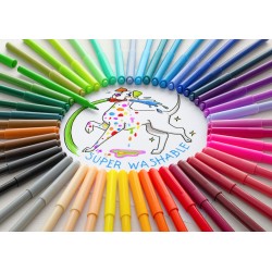 FLAMASTRY ZAMEK 12 KOL. OPAKOWANIE KARTONOWE FABER-CASTELL                                                              