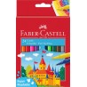 FLAMASTRY ZAMEK 24 KOL. OPAKOWANIE KARTONOWE FABER-CASTELL                                                              