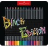 KREDKI TRJKTNE BLACK EDITION 24 KOL.OPAKOWANIE METALOWE FABER-CASTELL                                                 