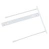 Klipsy archiwizacyjne Q-CONNECT Z-Clip, grubość pliku max. 7cm, biały