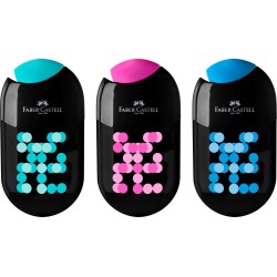 TEMPERWKA PODWJNA Z GUMK TWO TONE MIX 3 KOLORW FABER-CASTELL                                                        