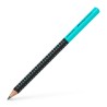 OWEK JUMBO GRIP TWO TONE CZARNY/TURKUSOWY FABER-CASTELL                                                               