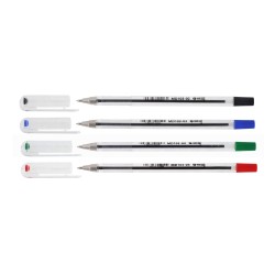 Dugopis biurowy 0,7mm MemoBe 4-kol. etui                                                                               