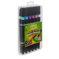 PISAKI METALICZNE PDZELKOWE DWUSTRONNE  CRICCO 12-KOL. KASETA                                                          