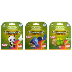 MASA PIANKOWA CRICCO ZESTAW MINI 30g, PANDA, RYBKA, ӣW                                                                