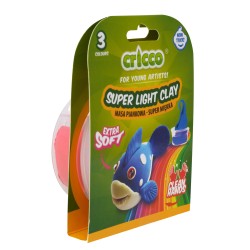 MASA PIANKOWA CRICCO ZESTAW MINI 30g, PANDA, RYBKA, ӣW                                                                