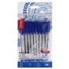 Dugopis biurowy przezroczysty 1 mm MemoBe niebieski 10 szt. etui                                                       