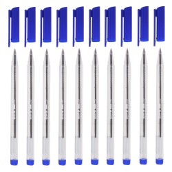 Dugopis biurowy przezroczysty 1 mm MemoBe niebieski 10 szt. etui                                                       