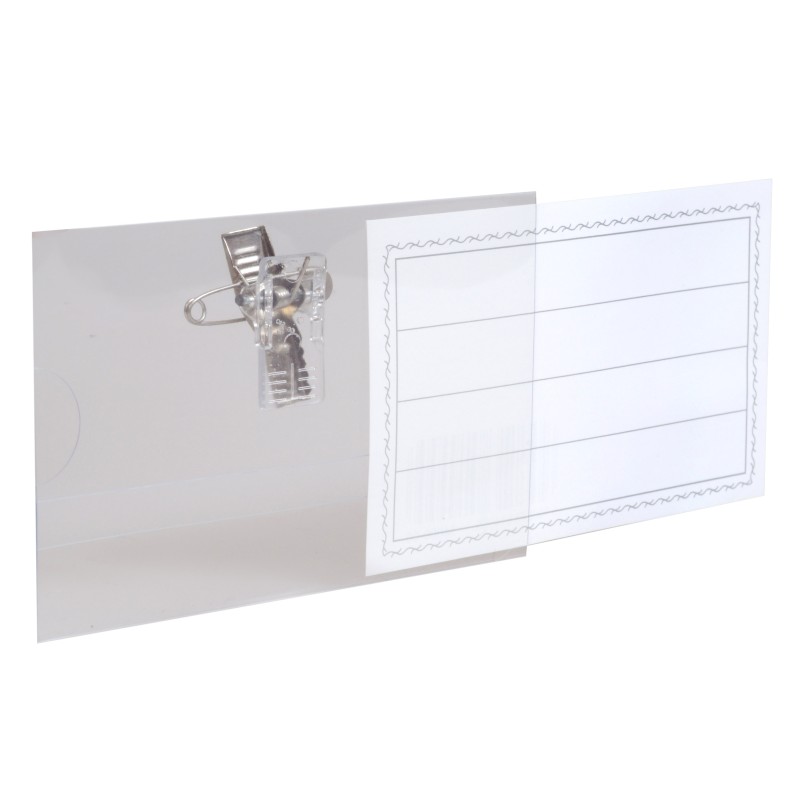 Identyfikator z klipsem MemoBe                                                                                          