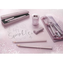 OWEK JUMBO SPARKLE ROSE METALLIC FABER-CASTELL                                                                        
