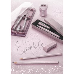 OWEK JUMBO SPARKLE ROSE METALLIC FABER-CASTELL                                                                        