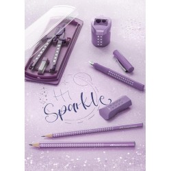 OWEK JUMBO SPARKLE METALLIC FIOLETOWY FABER-CASTELL                                                                   