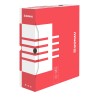 Pudło archiwizacyjne DONAU, karton, A4/100mm, czerwone