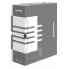 Pudło archiwizacyjne DONAU, karton, A4/120mm, szare