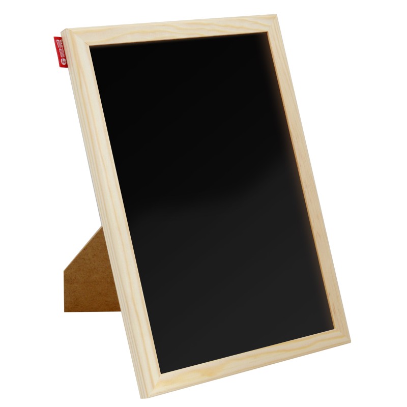 Tabliczka kredowa MEMOBE, nabiurkowa, stojca, ukad pionowy lub poziomy, 30x21 cm                                      