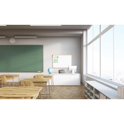 Tablica edukacyjna MemoBe z nadrukiem Figur Geometrycznych tablica z nadrukowan kolorow tabel: pl i obwodw figur paskich oraz pl