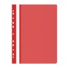 Skoroszyt OFFICE PRODUCTS, PP, A4, miękki, 100/170mikr., wpinany, czerwony