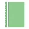 Skoroszyt OFFICE PRODUCTS, PP, A4, miękki, 100/170mikr., wpinany, jasnozielony