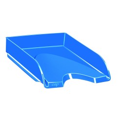 Szufladka na biurko CEPPro Gloss, polistyren, niebieska