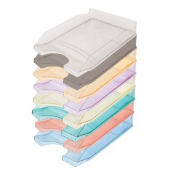 Szufladka na biurko OFFICE PRODUCTS, polistyren/PP, A4, dymna