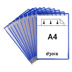 PANEL PREZENTACYJNY DJOIS x TARIFOLD A4 10 SZT. OTWARCIE Z GRY KOLOR NIEBIESKI                                         