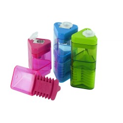 TEMPERWKA KUM METALOWA TRJKTNA Z POJEM. I GUMK DO MAZANIA                                                           