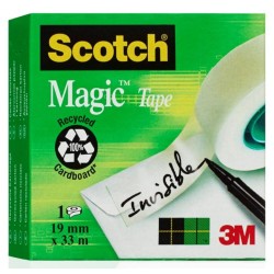 Taśma biurowa SCOTCH® Magic™ (810), matowa, 19mm, 33m