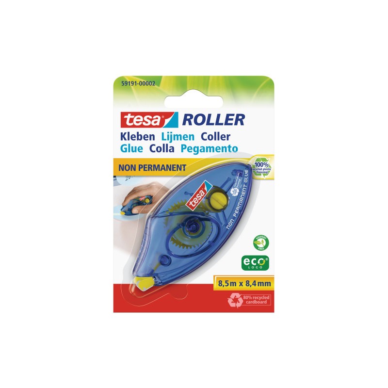 KLEJ W TAMIE TESA ECOLOGO 8,5M X 8,4MM NON PERMANENT                                                                   