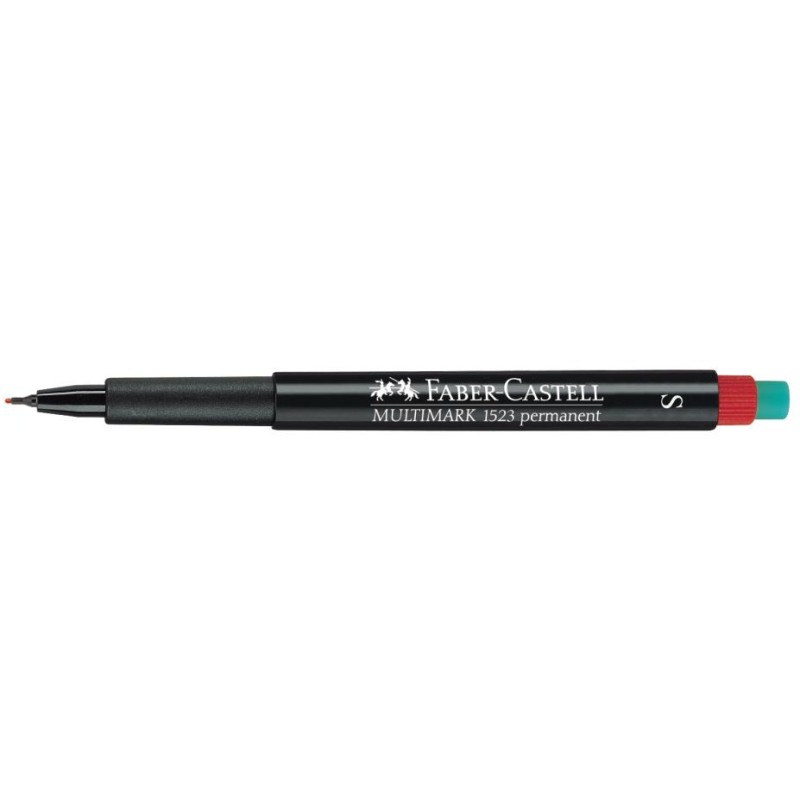 MULTIMARK OHP PERMANENTNY S CZERWONY FABER-CASTELL                                                                      