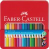 KREDKI JUMBO GRIP TRJKTNE OPAKOWANIE METALOWE 16 SZT. FABER-CASTELL                                                   