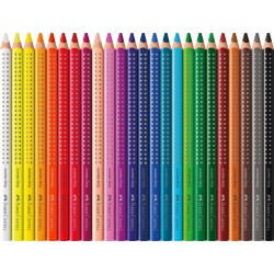 KREDKI JUMBO GRIP TRJKTNE OPAKOWANIE METALOWE 16 SZT. FABER-CASTELL                                                   