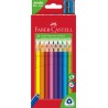 KREDKI JUMBO TRJKTNE 20 KOL. + TEMPERWKA OPAKOWANIE KARTON FABER-CASTELL                                             