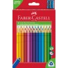 KREDKI JUMBO TRJKTNE 30 KOL. + TEMPERWKA OPAKOWANIE KARTON FABER-CASTELL                                             