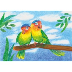 KREDKI ECO COLOUR TRJKTNE 12 KOL. + TEMPERWKA OPAKOWANIE KARTON FABER-CASTELL                                        