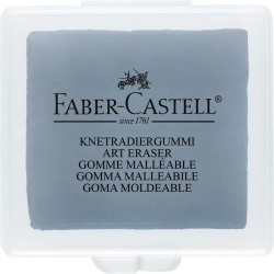 GUMKA ARTYSTYCZNA CHLEBOWA SZARA W ETUI PLASTIKOWYM FABER-CASTELL                                                       